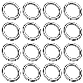 My-Bead Pack of 20 Jump Rings Diameter 5 mm x Diameter 1 mm Wire Thickness 925 Sterling Silver for Jewellery Making DIY