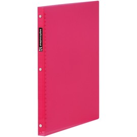 Maruman F481B-08 Loose Leaf Binder, A4, Septocrulle, 30 Holes, Pink