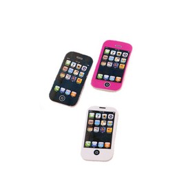 Cute Cell Phone Eraser, Set of 3, Smartphone, Stationery, Accessories, Elementary School, Middle School, High School Students, College Students, Disappears, Pen Gift (3 Small Pieces)