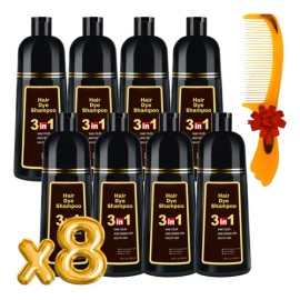 Shampoo Tinte Instantáneo Cubre Canas Natural Jengibre 8pz                                                                                            