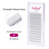 Volume Eyelashes, C Curl, 0.07 mm, 8–14 mm, 5D Lash