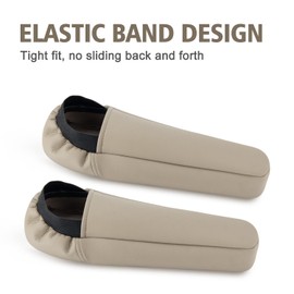 KBH Car Seat Armrest Cover for Honda Odyssey 2005 2006 2007 2008 2009 2010, Arm Rest Protector Accessories, Left & Rigth Side, Vinyl Leather, Anti-Scratch, Tan