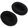 Mobestech Ergonomic Headphone Sponge Covers 2 Pack Black Compatible -