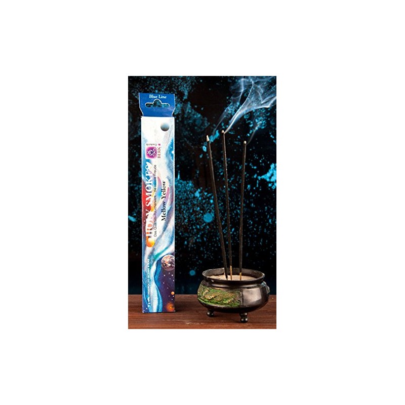 Holy Smokes Blue Line Mellow Yellow Incense, 0 022lbs