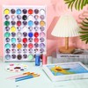 Sunnychicc 2 Pcs 63 Holes Craft Paint Storage Organizer Vertical