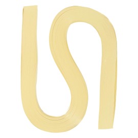 PATIKIL Quilling Streifen Papier 120 Stück 9/32"(7mm) 54cm Origami Papier Quilling Streifen für Kunst DIY Handwerk Weihnachten Blassgelb