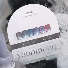 Sujja Gel 3 Lotus Dream 6 Type Set Glitter Magnetic Gel / 수짜젤 3 연몽 6종 세트 글리터 자석젤