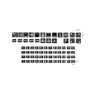 Cooker Symbol Sticker Set for Cooker Labelling (RPt32) (9 mm