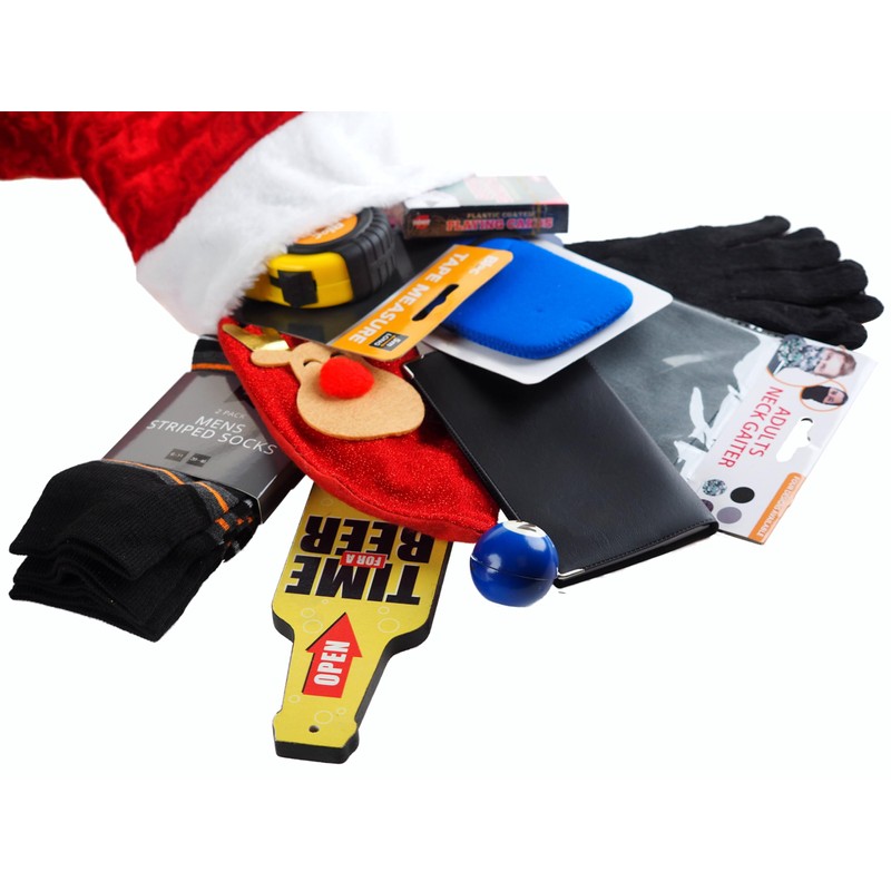 Blue Whale Gifts Men's Pre Filled Christmas Stocking Stuffed With