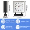BESTIME 66295B Double Sided Plastic Wall Clock with Silver Frame.Simple