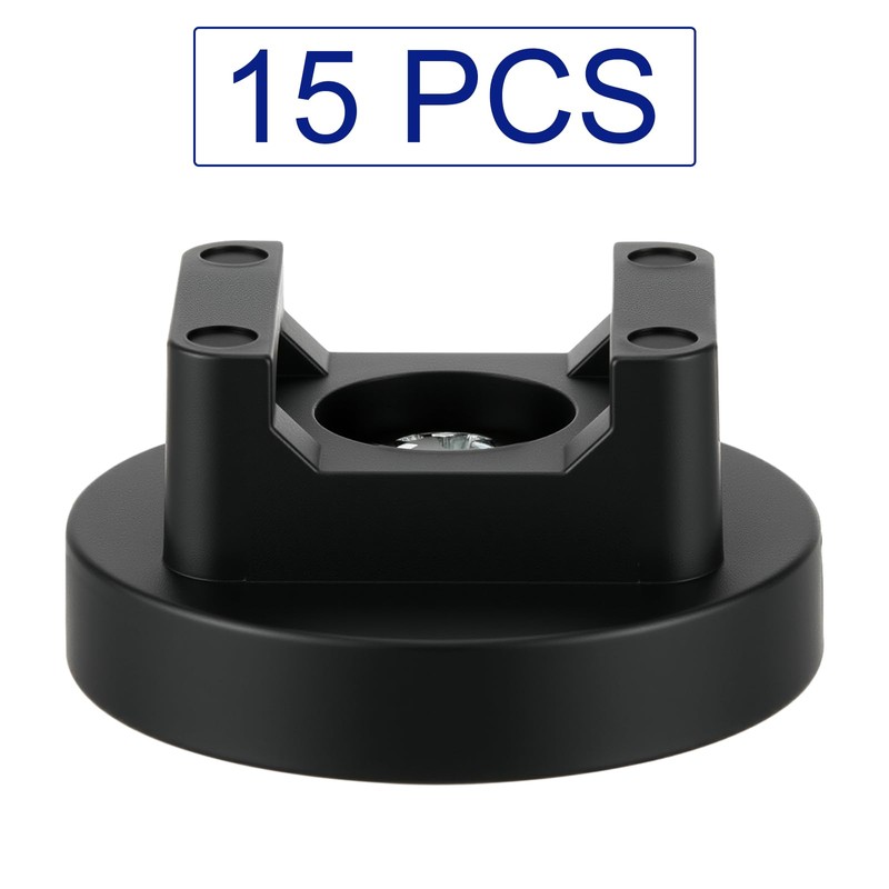 Yookeer Magnetic Zip Tie Mount Base Black Magnetic Cable Clips