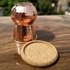 ANCIENT IMPEX Hammered Copper Tumbler with Coaster | Traveller's Copper