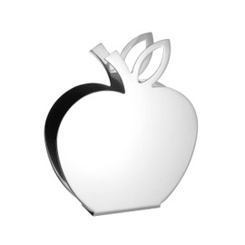 Moven S2710015 Servilletero Manzana, Pequeño, Acero Inoxidable