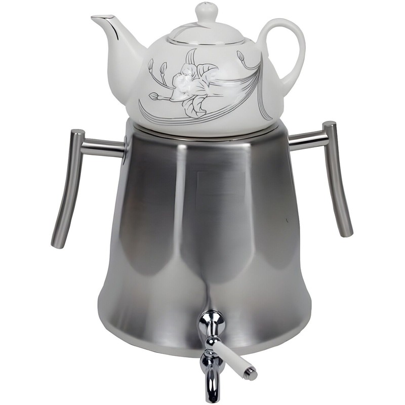 Golden Star Large Tall Capacity Classic Samovar Tea Maker Water