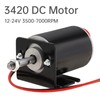Permanent Magnet DC Motor 12-24V 3500-7000RPM High Torque Reversible CW/CCW