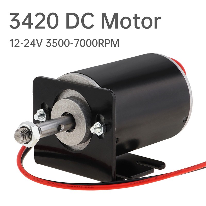Permanent Magnet DC Motor 12-24V 3500-7000RPM High Torque Reversible CW/CCW