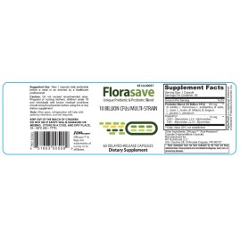 Florasave Daily Probiotic & Prebiotic Supplement – 10 Billion CFU, 60 Delayed-Release Veggie Capsules, Gut & Immune Support with Prebiotics and Multi-Strain Probiotics