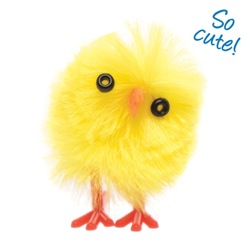 Baker Ross Fluffy Mini Chicks - Easter Decoration - for