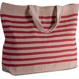 noTrash2003 Large Jute Cotton Blend Shopper XXL Bag Shopper for the beach, leisure, shopping or sports, various Choice of 9 colours.