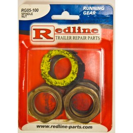 Redneck Trailer Supplies One Redline Spindle Nut Kit RG05-100, Dexter Standard