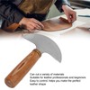 Round Leather Knife DIY High Carbon Steel Leather Cutting Tools