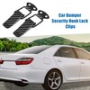 A ABSOPRO Car Bumper Quick Release Hook Carbon Fiber Pattern