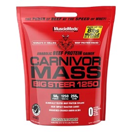 Proteina Musclemeds Carnivor Mass Big Steer 15 Lbs Sabor Chocolate