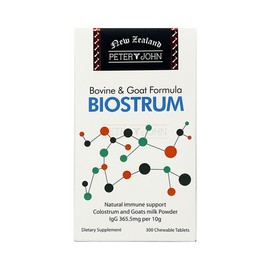 Peter & John Chewable Biostrum Goat Milk Colostrum 300 Chewable Tablets / 피터앤존 씹어먹는 바이오스트럼 산양유 초유 300츄어블정