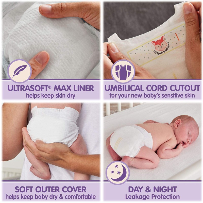HAO M Mark Premium Baby Diapers - Size 1 (8-14