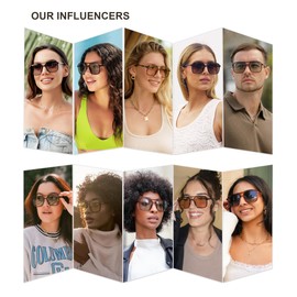 SOJOS Trendy Vintage Aviator Square Sunglasses For Womens Mens Retro 70s UV400 Women Sun Glasses SJ2327 Leopard Brown Grading Lens