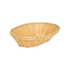 Update International Pack of 2 Woven Bread Baskets, 9-1/2-Inch, Oval,