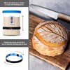 Premium Sourdough Starter Jar - 40oz Large Sourdough Jar with