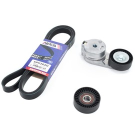 MPLUS Serpentine Belt Component Kit fits for Dodge 2009-2010 Ram 1500 2500 Truck V8 5.7L, for Ram 2011-2012 1500 Truck V8 5.7L, 2014-16 2500 Truck V8 6.4L, 2011-18 2500 Truck V8 5.7L
