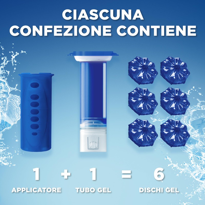 Duck Fresh Discs Blue- Base per Dischi Gel Igienizzanti WC,