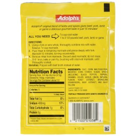 Adolph's Original Meat Marinade 1 Ounce Pack of 4 Sauces for Grilling