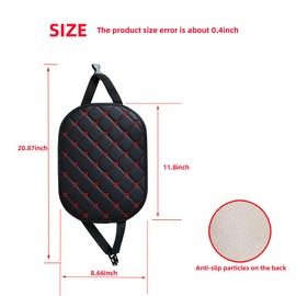 Osilly Car Headrest Cover, Soft Breathable Vehicle Seat Head Rest Protector, Flexible Automotive Interior Front Seat Head Rest Protection Wrap Accessories, Universal for Van, SUV, Truck (Blue)