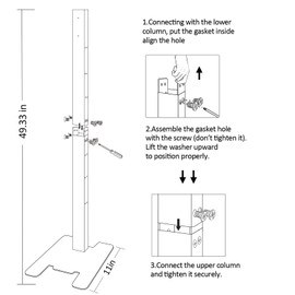 XIGOO Storage-Stand-Docking-Station-Holder Compatible with V15 V10 V8 V7 V6 Cordless Vacuum Cleaners & Accessories, Stable Metal Bracket Organizer Rack, Brushed Black