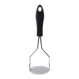 Potato Masher Heavy Duty Stainless Steel Potato Non-Stick Nylon Mesher with Hanging Handle Food Masher Cooking Tool & Kitchen Gadget for Smooth Mashed Potatoes, Jam, Vegetables and Fruits