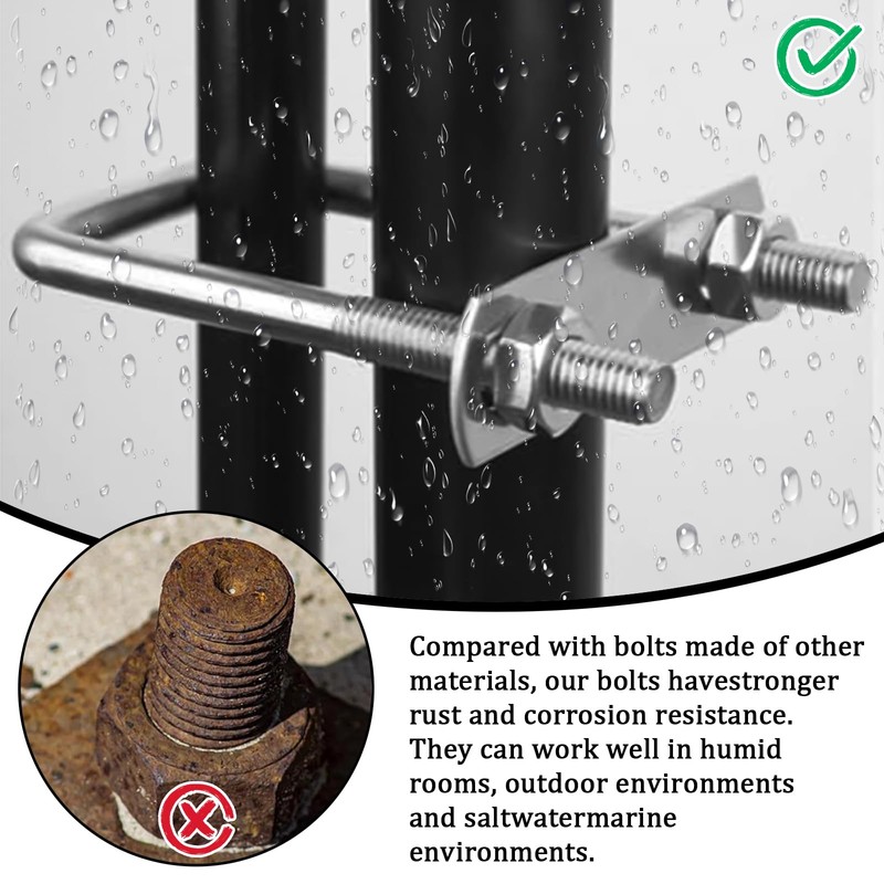 GIAK U-bolt U-bolt stainless steel 316 U shackle M6 with