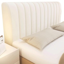 King/Double/Single Size Headboard Slipcover Universal Bed Headboard Covers Dustproof All-inclusive Padded Modern Elastic Headboard Cover Stretch Dustproof Bed Head Cover Protector For Bedroom Decor(6#