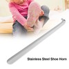 Long Stainless Steel Shoe Horn, 16.1 Inch Heavy Duty Stainless