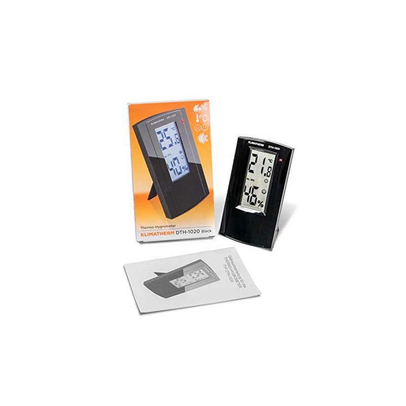 DTH 1020 Black Edition Mould Hygrometer Thermometer Digital Humidity Meter