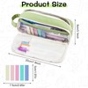 umorismo Big Capacity Pencil Case with Sticky Note Expandable Pencil