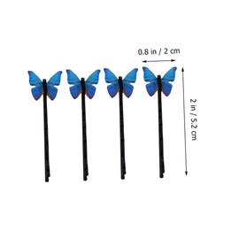 Baluue 8pcs Butterfly Hair Clips for Women Vintage Side Hair Clamps Elegant Headdress for Weddings and Parties for Styling and Outfits