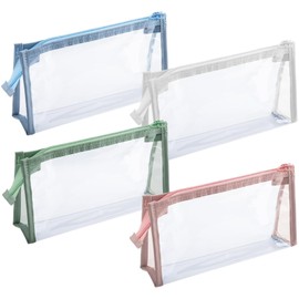 4 Piezas Lapicera Transparente, Ideal Para Artculos De Papelera, Cosmticos, Artculos De Viaje y Artculos De Aseo Pequeos, Se Puede Poner Fcilmente En 