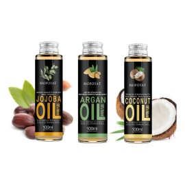 Aceite Jojoba Dorado 100% Orgánico Prensado En Frio 300 Ml