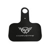 1997-2004 Corvette Gas Door Paint Saver Silver Logo