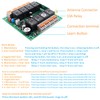 8CH Wireless Remote Control Switch, DC 12V-36V Quick Wire Connector