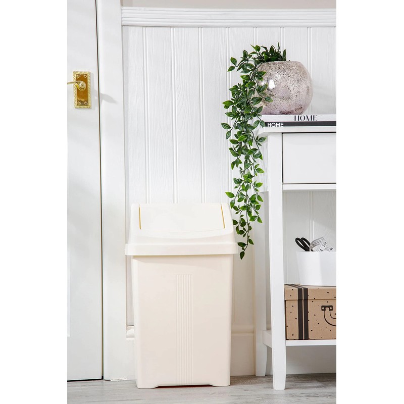 JMS we create smile 8L/25L/50L Litre Plastic Swing Lid Bin
