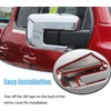 AUCERAMIC Chrome Mirror Caps Fit for Ford F150 2021 2022